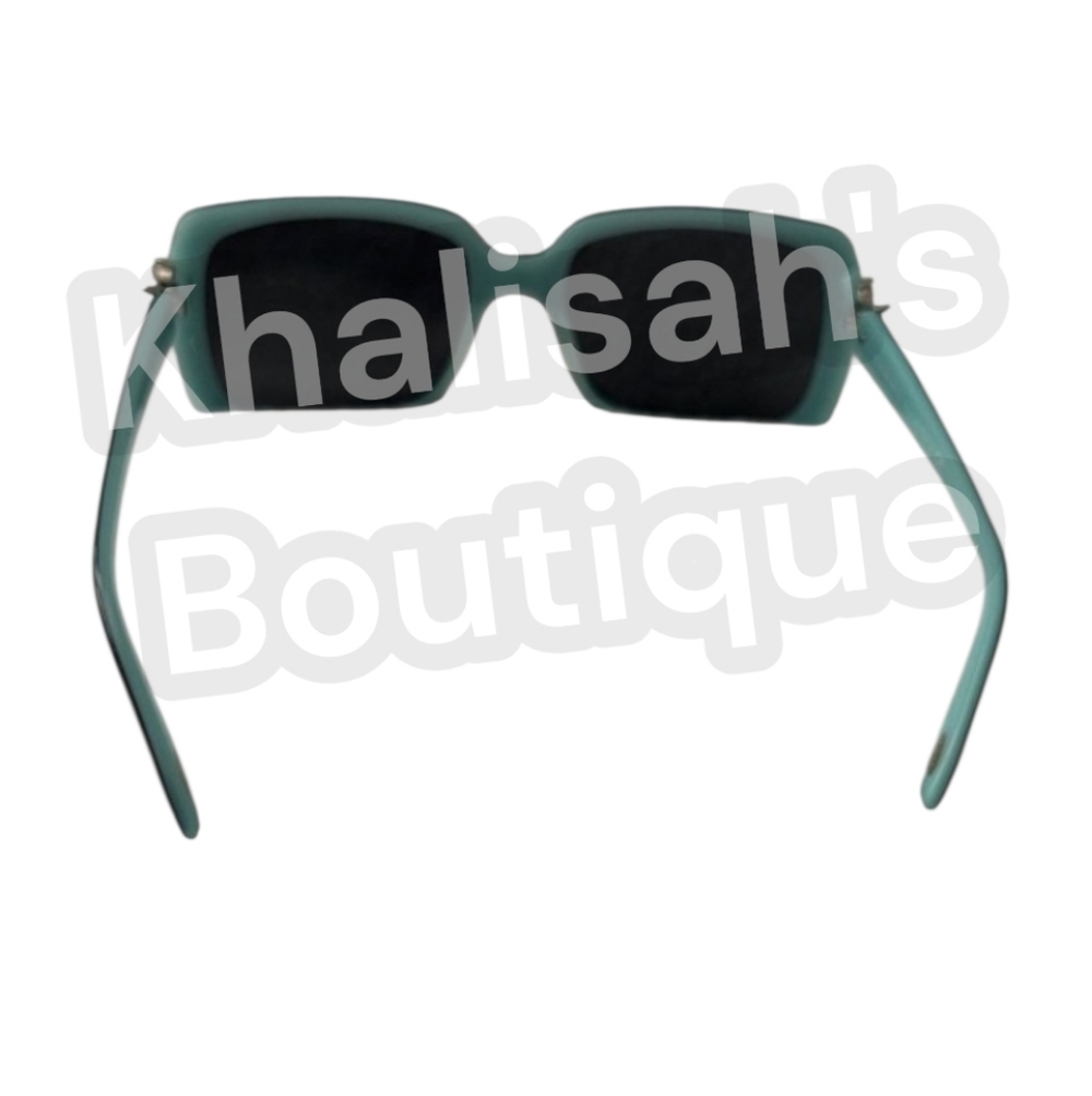 BNIB Tiffany & Co. 80553C Rectangle Sunglasses Top Black Azure PRESCIPTION - Picture 6 of 16